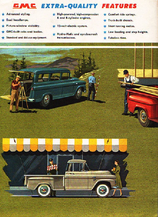 1958 GMC 100-8 Truck Brochure Page 4